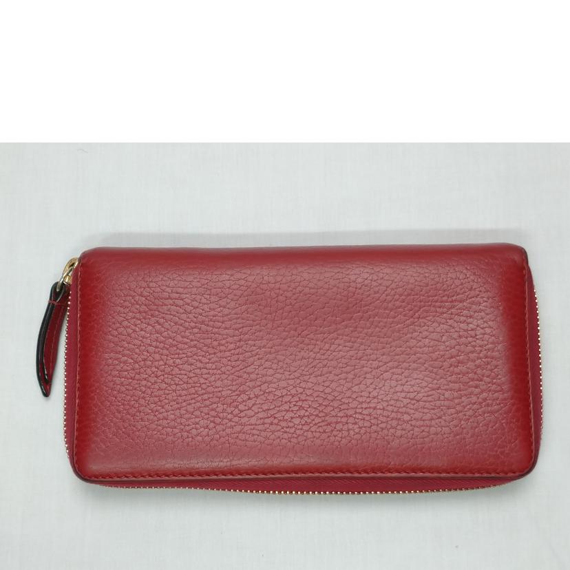 GUCCI グッチ/GGマーモント ラウンドファスナー長財布/456117//496***/Bランク/52