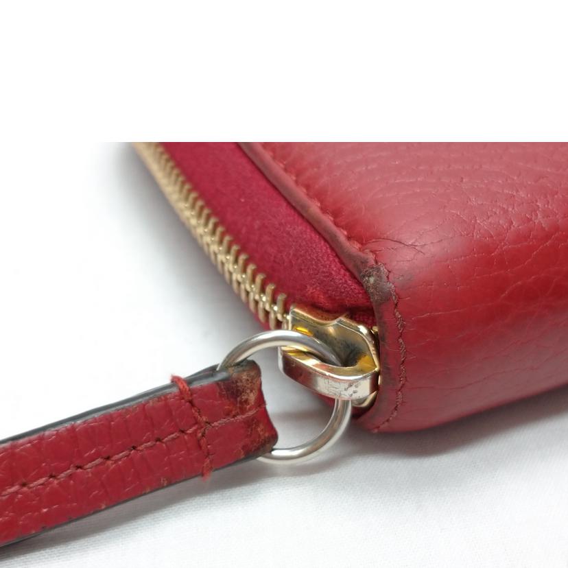 GUCCI グッチ/GGマーモント ラウンドファスナー長財布/456117//496***/Bランク/52