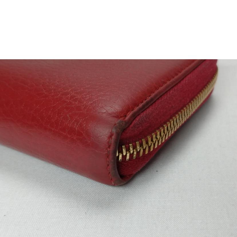 GUCCI グッチ/GGマーモント ラウンドファスナー長財布/456117//496***/Bランク/52