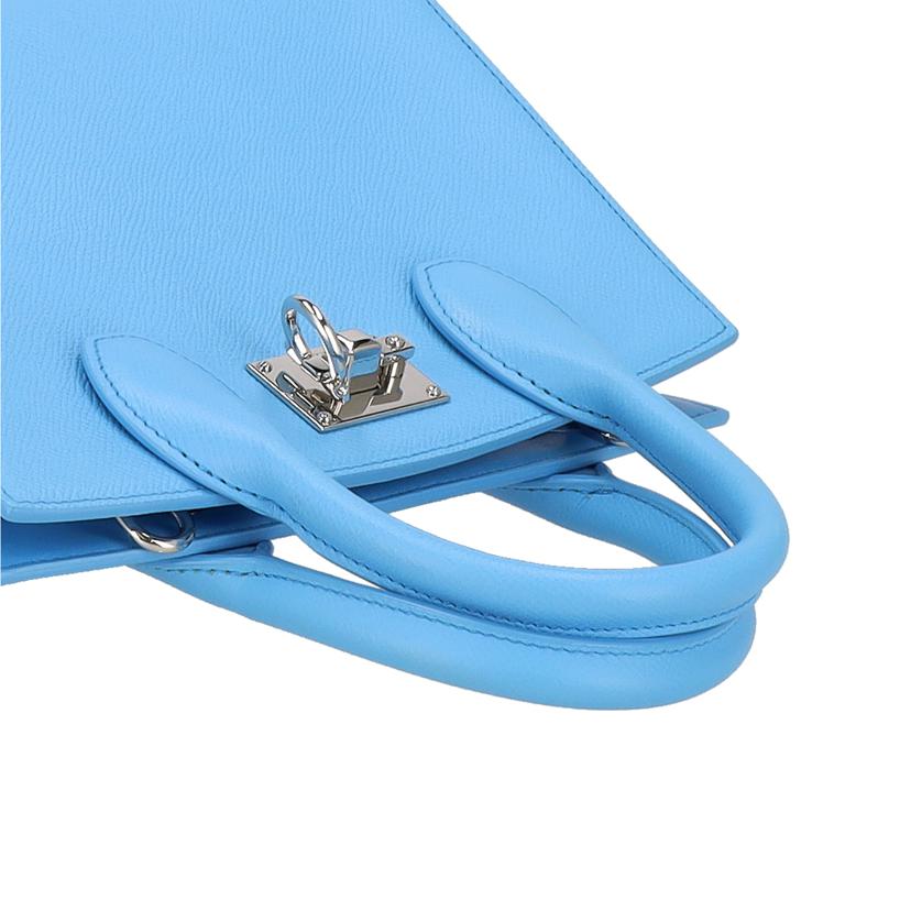 S・Ferragamo サルヴァトーレフェラガモ/ステューディオボックス S ガンチーニ/ブルー系/EZ21 1424//SAランク/24