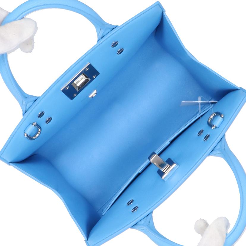 S・Ferragamo サルヴァトーレフェラガモ/ステューディオボックス S ガンチーニ/ブルー系/EZ21 1424//SAランク/24