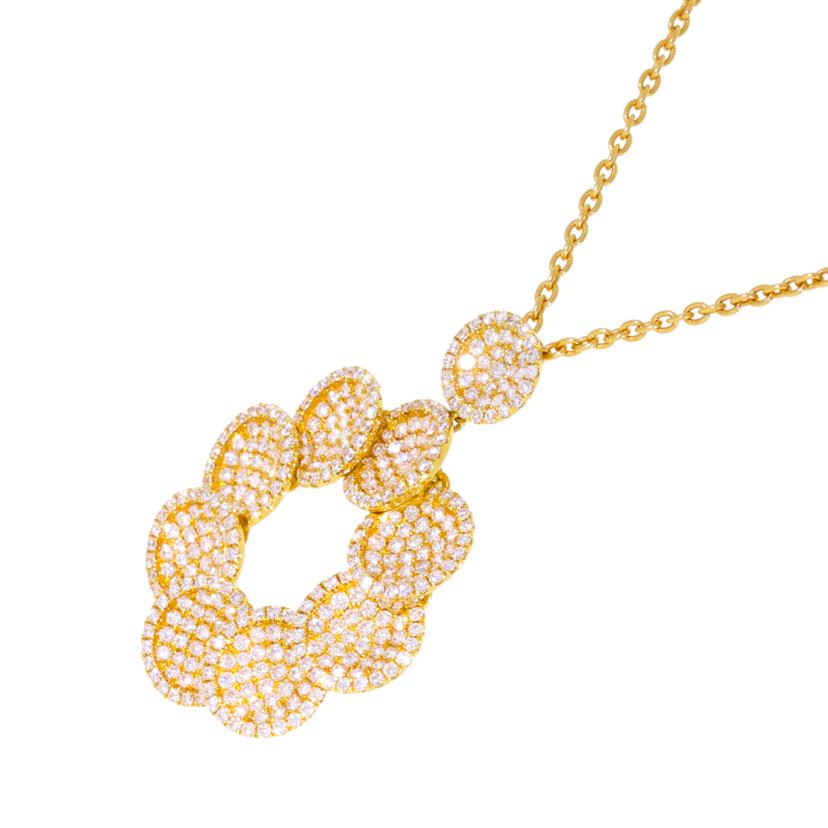 /◎K18ダイヤネックレス2.43ct//Aランク/59