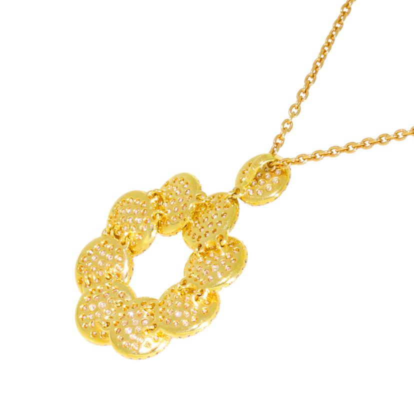 /◎K18ダイヤネックレス2.43ct//Aランク/59