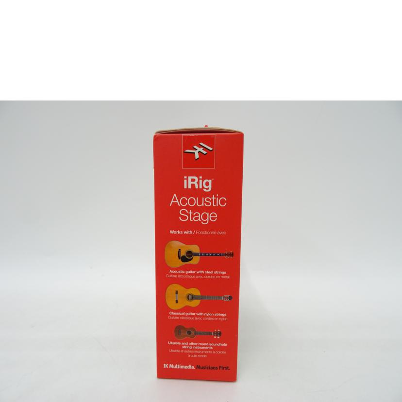 IK MULTIMEDIA アイケーマルチメディア/アコギ用マイク&プリアンプ/iRig Acoustic Stage//92309101355/Sランク/69