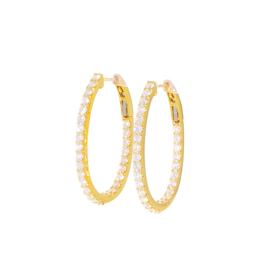 /◎K18ダイヤピアス0.78/0.78ct//ABランク/59