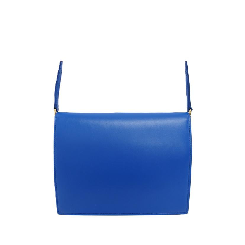 DOLCE&GABBANA ドルチェアンドガッバーナ/ロゴエンボスド ショルダーバッグ/ブルー/BB7287//ABランク/04