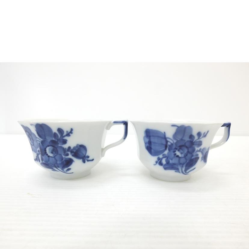 ROYAL COPENHAGEN ロイヤルコペンハーゲン/ペアカップ&ソーサー/ブルーフラワーアンギュラー//ABランク/88
