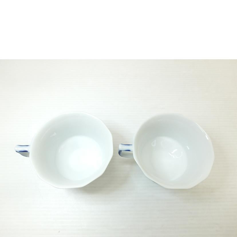 ROYAL COPENHAGEN ロイヤルコペンハーゲン/ペアカップ&ソーサー/ブルーフラワーアンギュラー//ABランク/88
