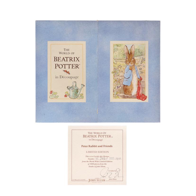 JOHN ELLAM ジェンラム/デコパージュ/壁掛け/ピータラビット//No.356/3000/ABランク/93