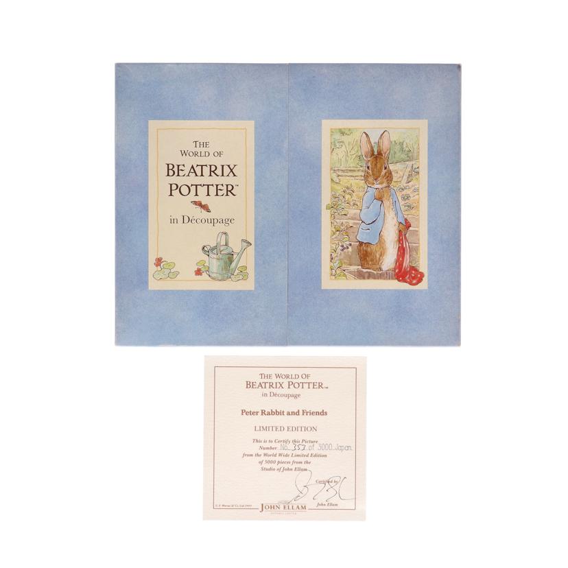 JOHN ELLAM ジョンラム/デコパージュ/壁掛け/ピーターラビット//No.353/3000/ABランク/93