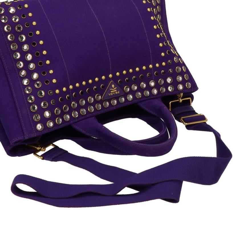 PRADA PRADA/カナパトート ビジュー付/B26420//ABランク/62
