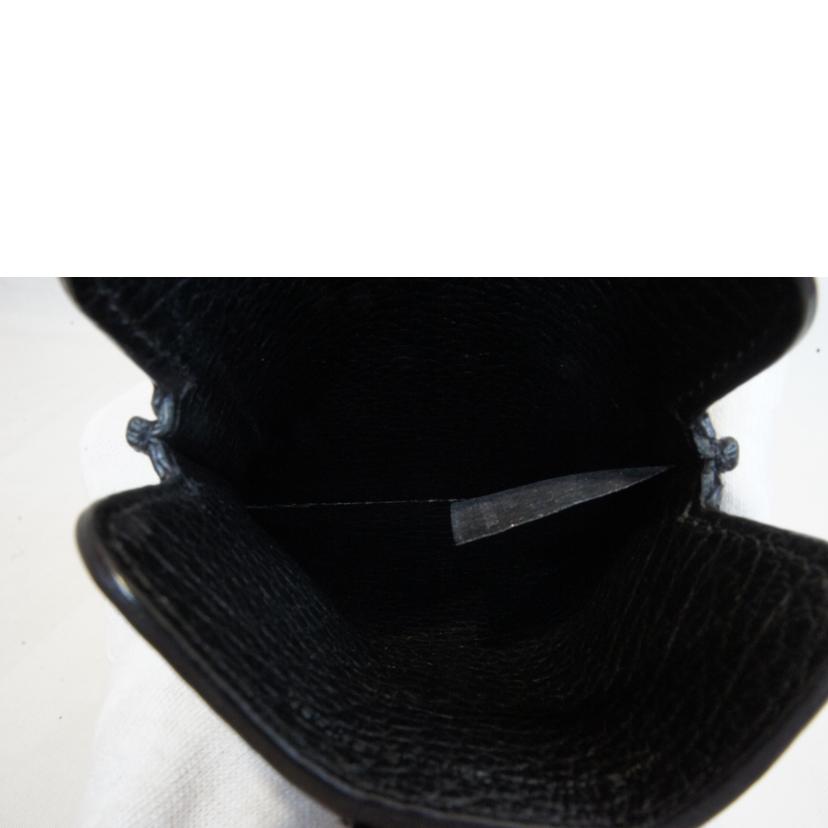 Maison Margiela メゾンマルジェラ/4ステッチレザーポシェット/フォンケースブラック//Aランク/92