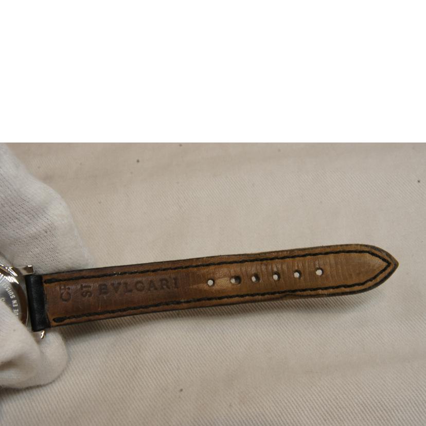 BVLGARI ブルガリ/ソロテンポデイト/レザーベルト/QZ/ST29S//D33**/ABランク/92