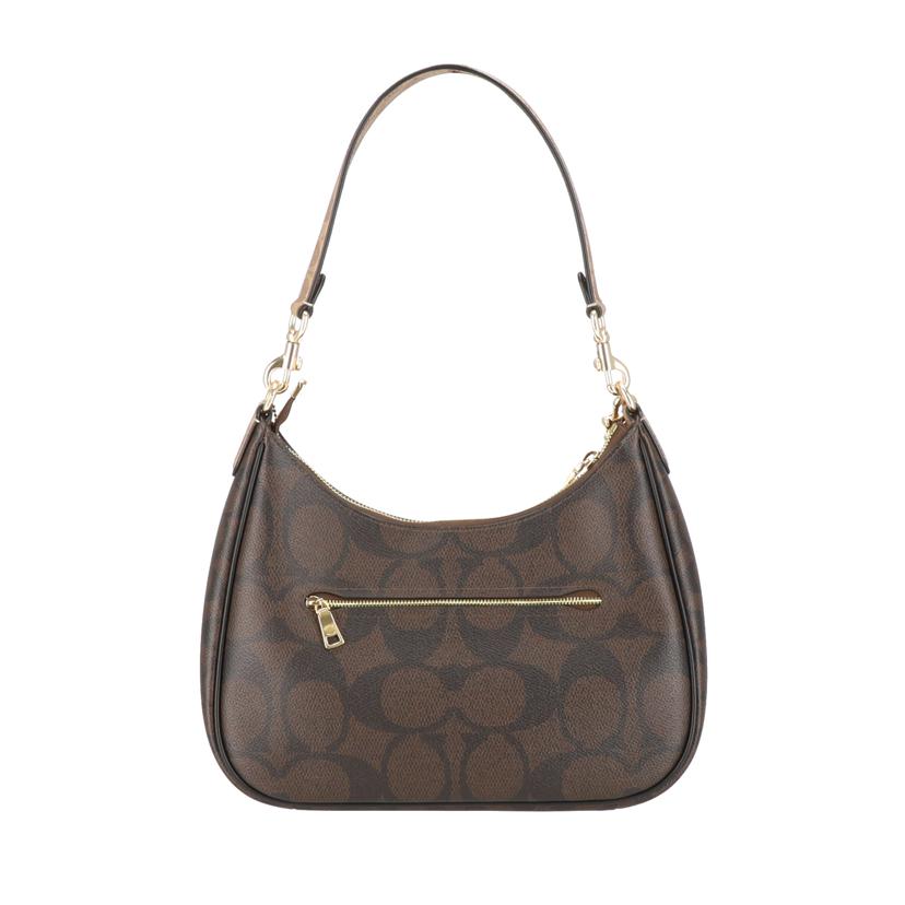 COACH コーチ/テリホーボーバッグブロックドシグネチャーキャンバス/CAA69//J24**/Aランク/09