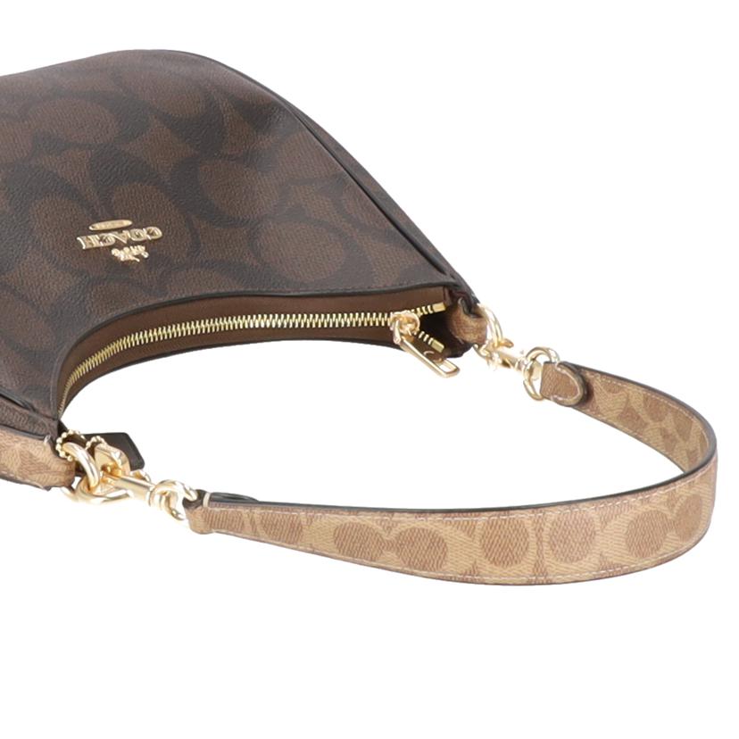 COACH コーチ/テリホーボーバッグブロックドシグネチャーキャンバス/CAA69//J24**/Aランク/09