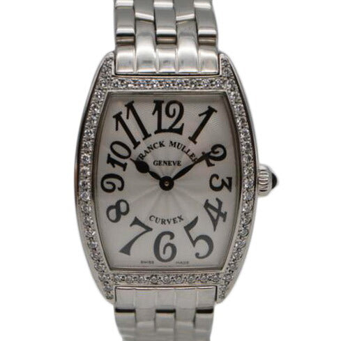 FRANK MULLER フランクミューラー/トノーカーベックスダイヤベゼルレディースクォーツ/1752QZ//195*/SAランク/89