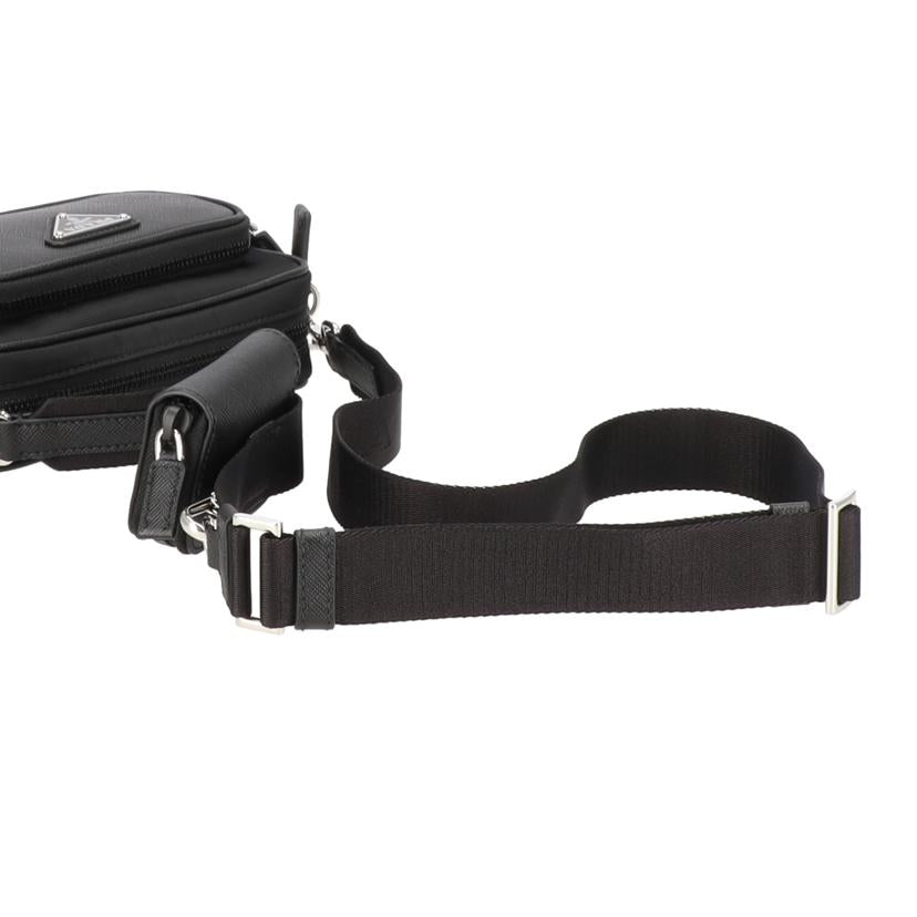 PRADA プラダ/Re:ナイロン×サフィアーノレザーノショルダーバッグ/2VH172_2DMH//SAランク/91