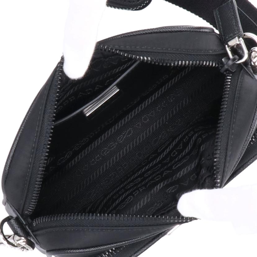 PRADA プラダ/Re:ナイロン×サフィアーノレザーノショルダーバッグ/2VH172_2DMH//SAランク/91