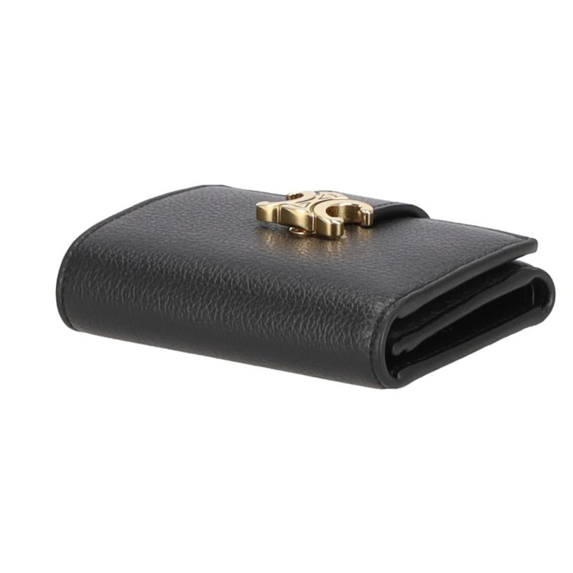 CELINE セリーヌ/ファインストラップニノ/サプルグレインドカーフスキンコンパクトウォレット/10M963GHH//U・I******/Aランク/91