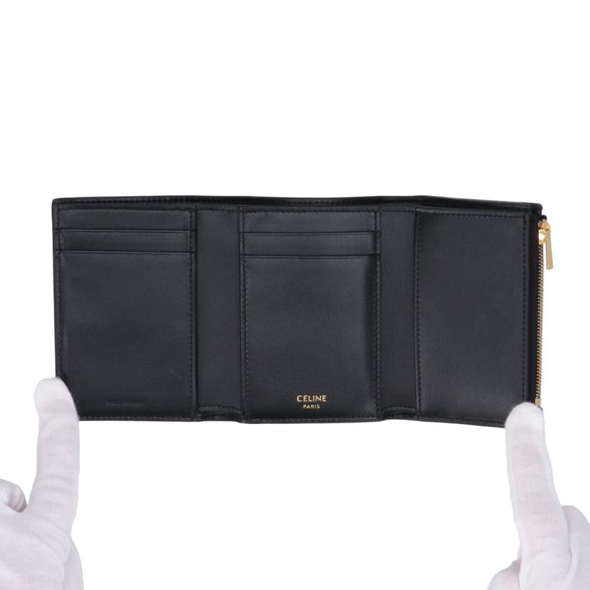 CELINE セリーヌ/ファインストラップニノ/サプルグレインドカーフスキンコンパクトウォレット/10M963GHH//U・I******/Aランク/91