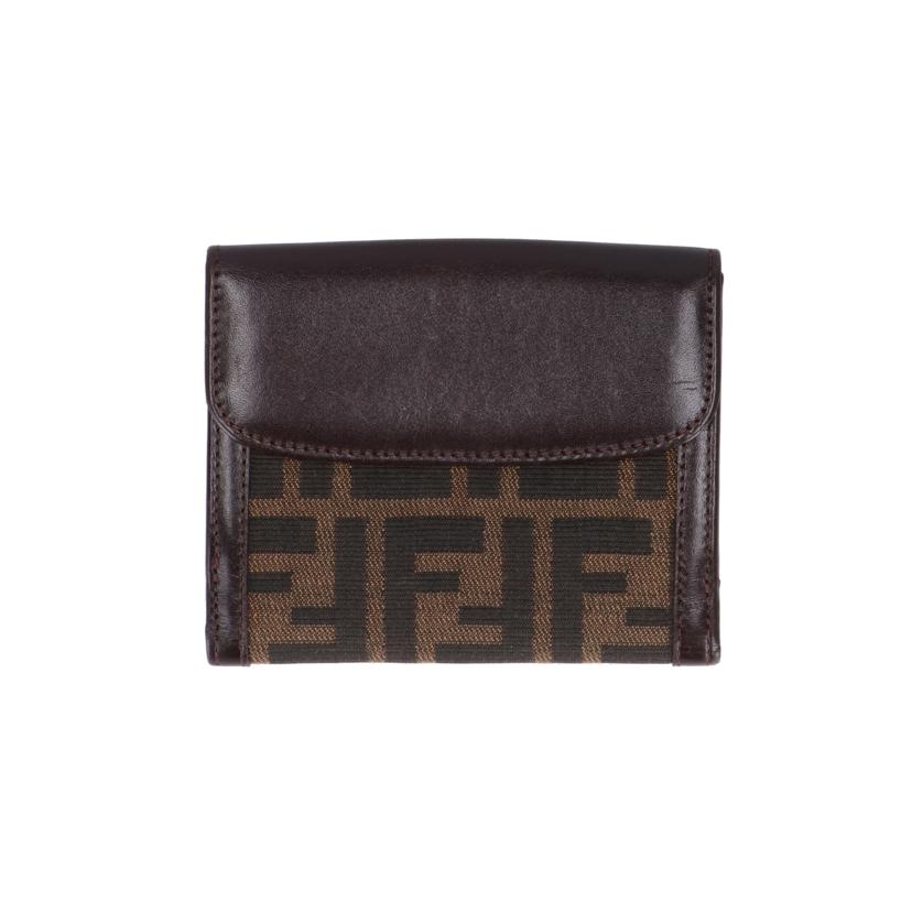FENDI フェンデイ/二つ折り財布/ズッカ柄/2251-12671-009//Aランク/94