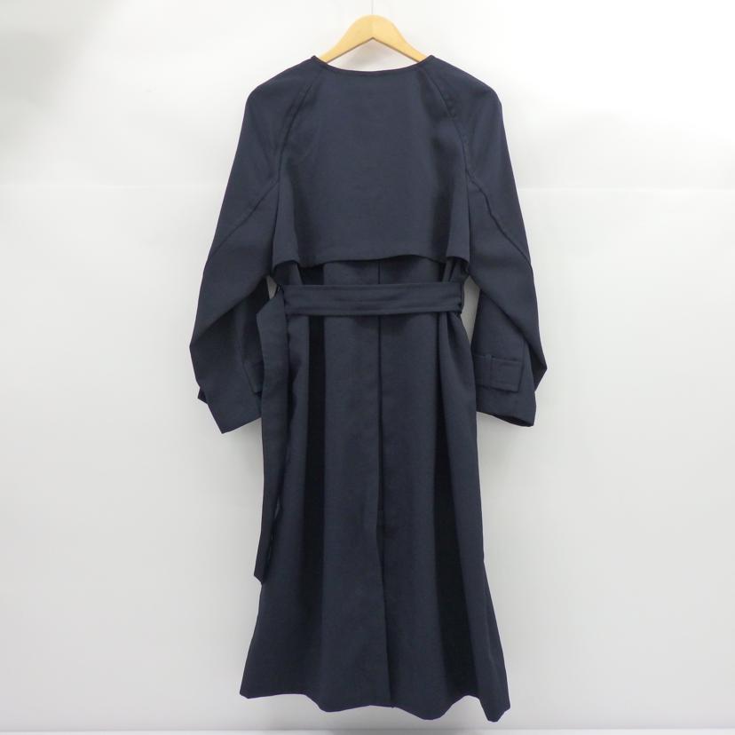 SHIPS シップス/ノカラーロングダブルボタン ライトコート ネイビー /314-10-0165//ABランク/77