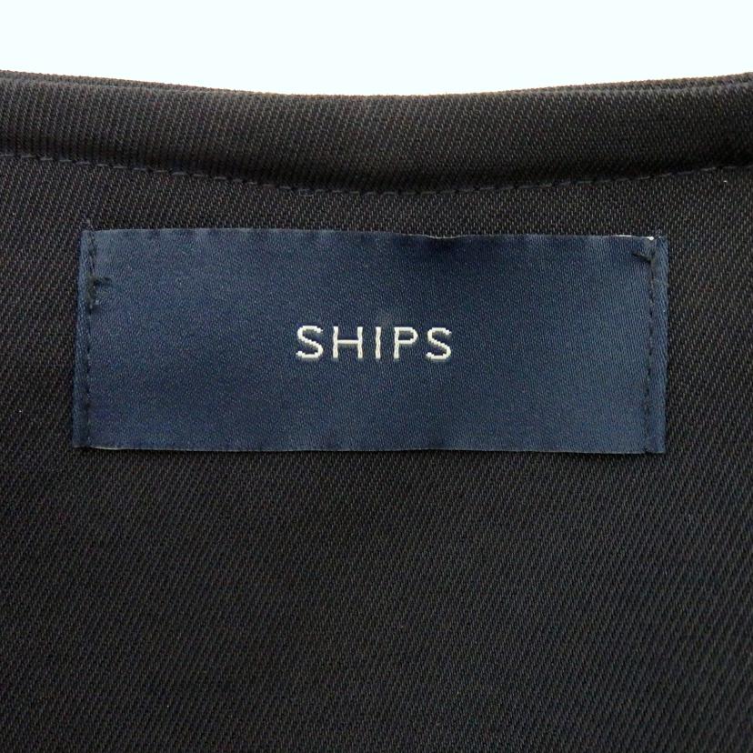 SHIPS シップス/ノカラーロングダブルボタン ライトコート ネイビー /314-10-0165//ABランク/77