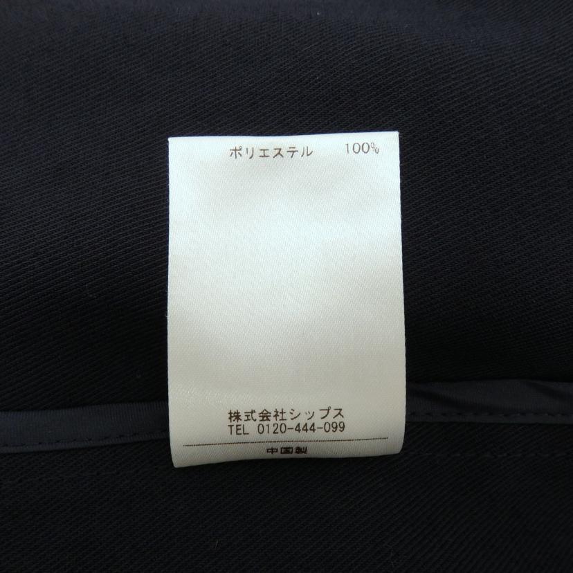 SHIPS シップス/ノカラーロングダブルボタン ライトコート ネイビー /314-10-0165//ABランク/77