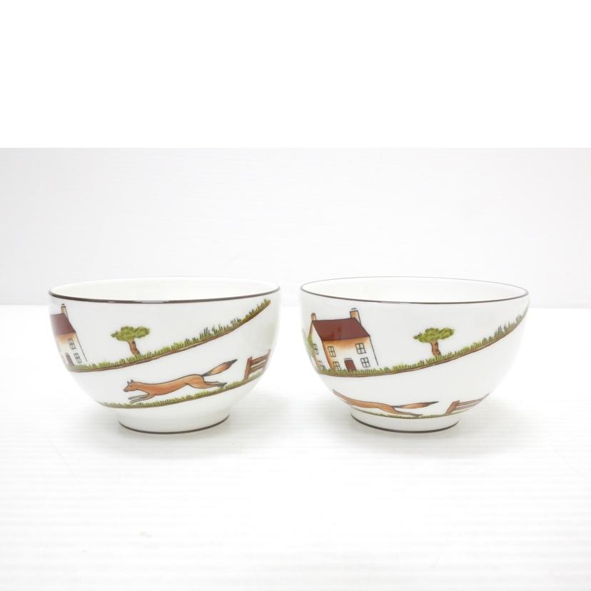 WEDGWOOD ウェッジウッド/ペアカップ&ソーサー/ハンティングシーン//Aランク/88