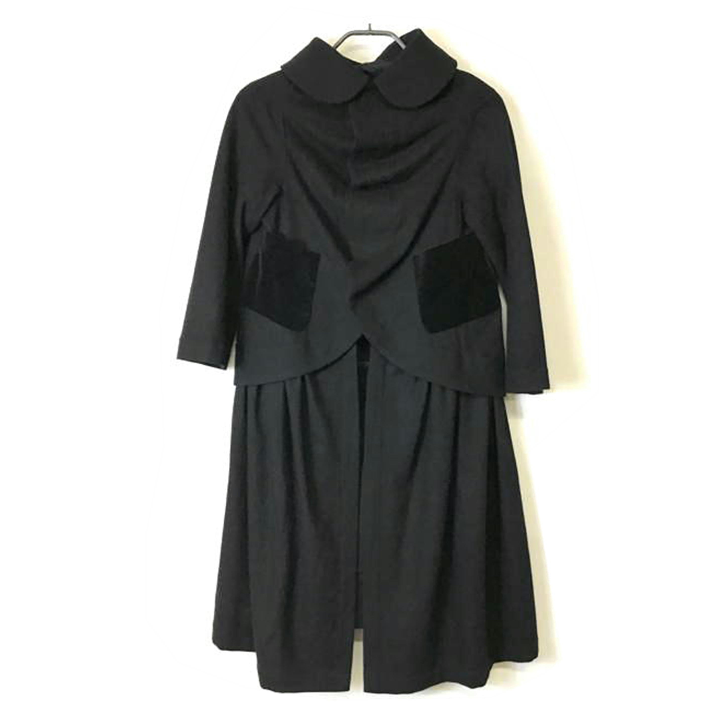 BLACK COMME des GARCONS ブラックコムデギャルソン/ウールコート/1T-J019//Bランク/51