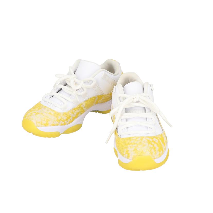 NIKE ナイキ/ウイメンズエアジョーダン11レトロロー/イエローパイソン/AH7860-107//ABランク/94