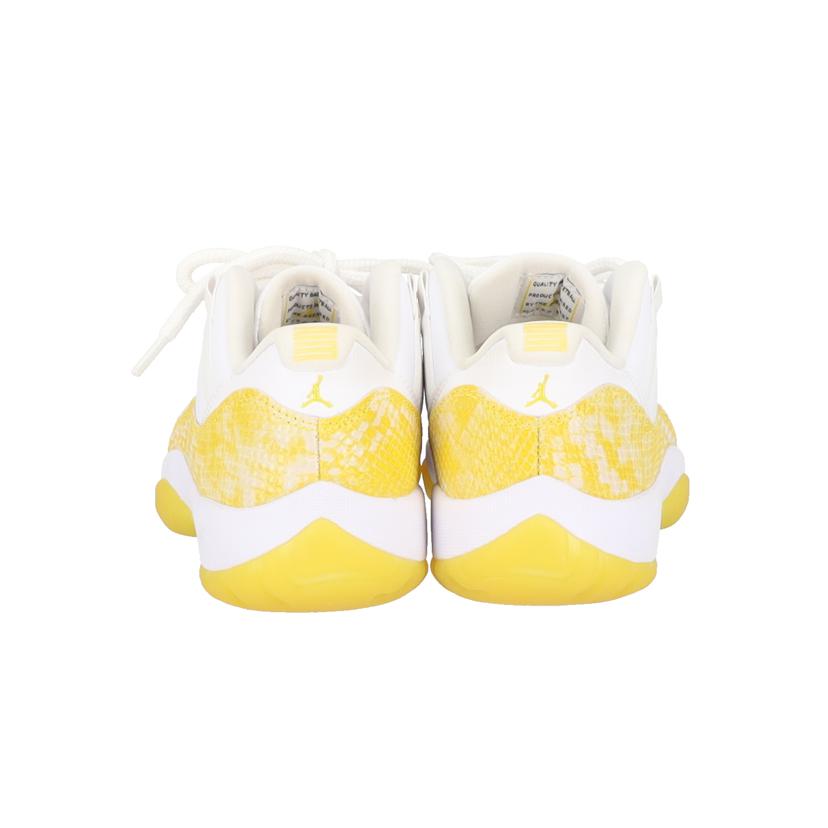 NIKE ナイキ/ウイメンズエアジョーダン11レトロロー/イエローパイソン/AH7860-107//ABランク/94