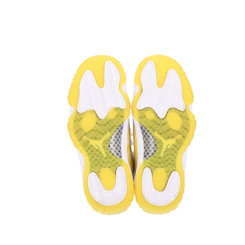 NIKE ナイキ/ウイメンズエアジョーダン11レトロロー/イエローパイソン/AH7860-107//ABランク/94