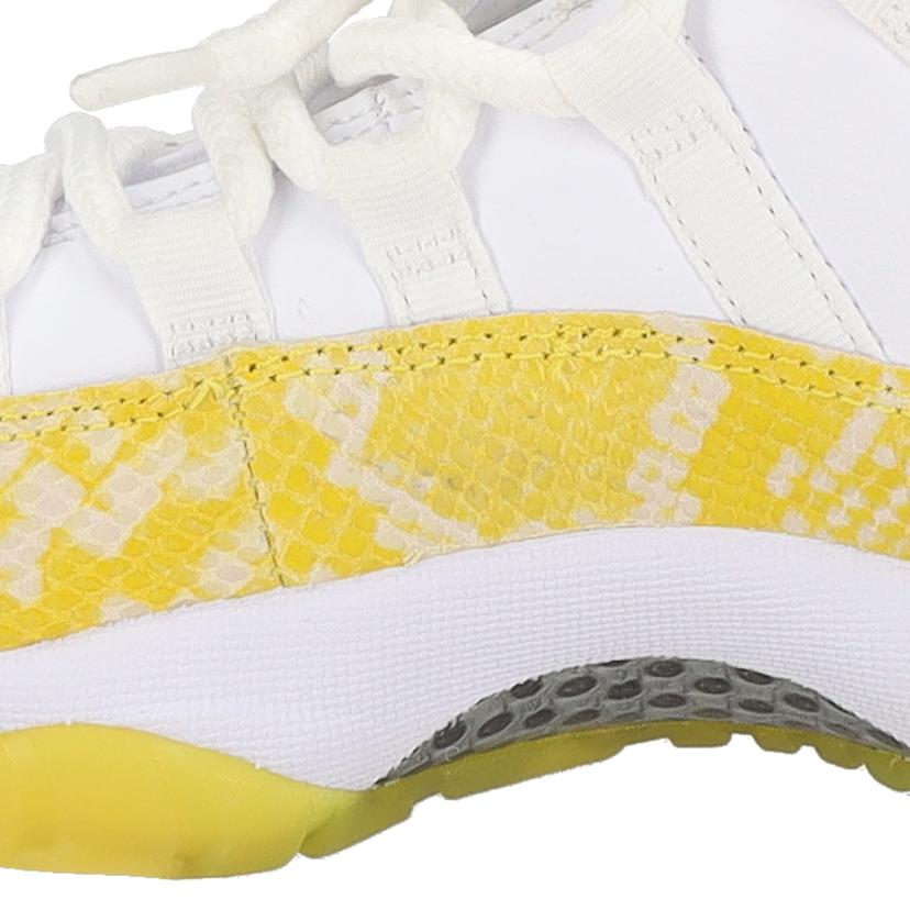 NIKE ナイキ/ウイメンズエアジョーダン11レトロロー/イエローパイソン/AH7860-107//ABランク/94