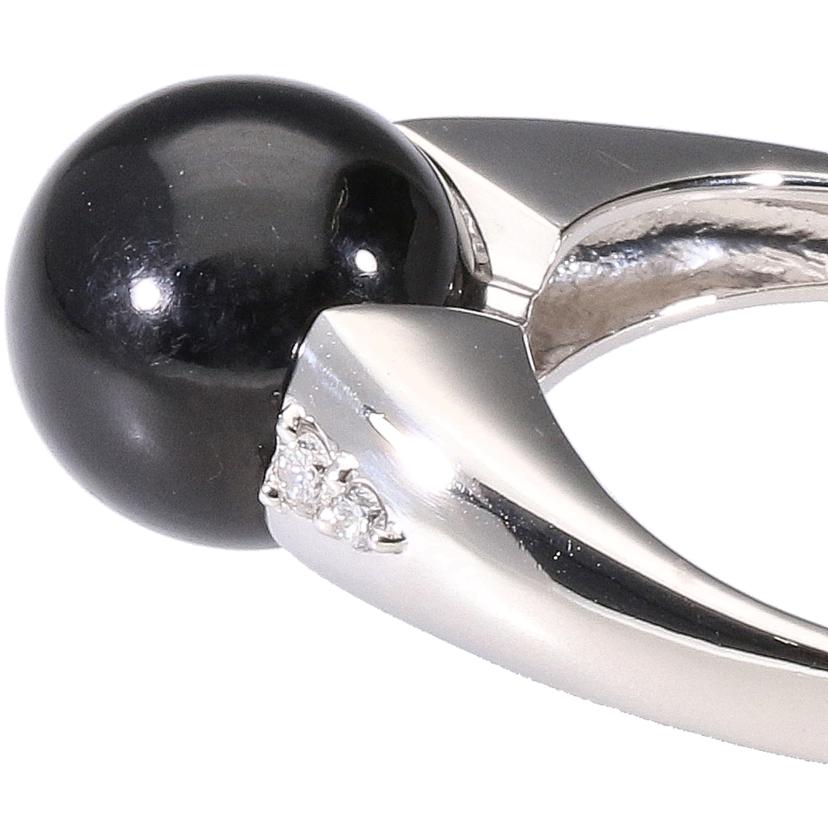 Pt900/Pt900黒サンゴダイヤR #17.5/7.1//0.10/Aランク/75