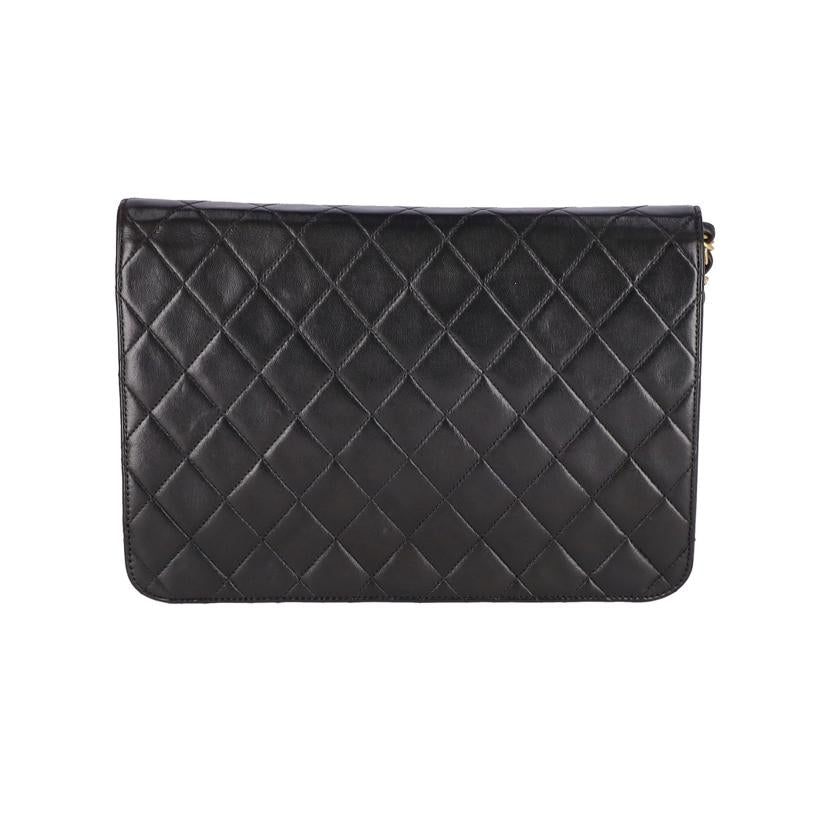 CHANEL シャネル/プッシュロックラムチェーンショルダー/25//Bランク/38