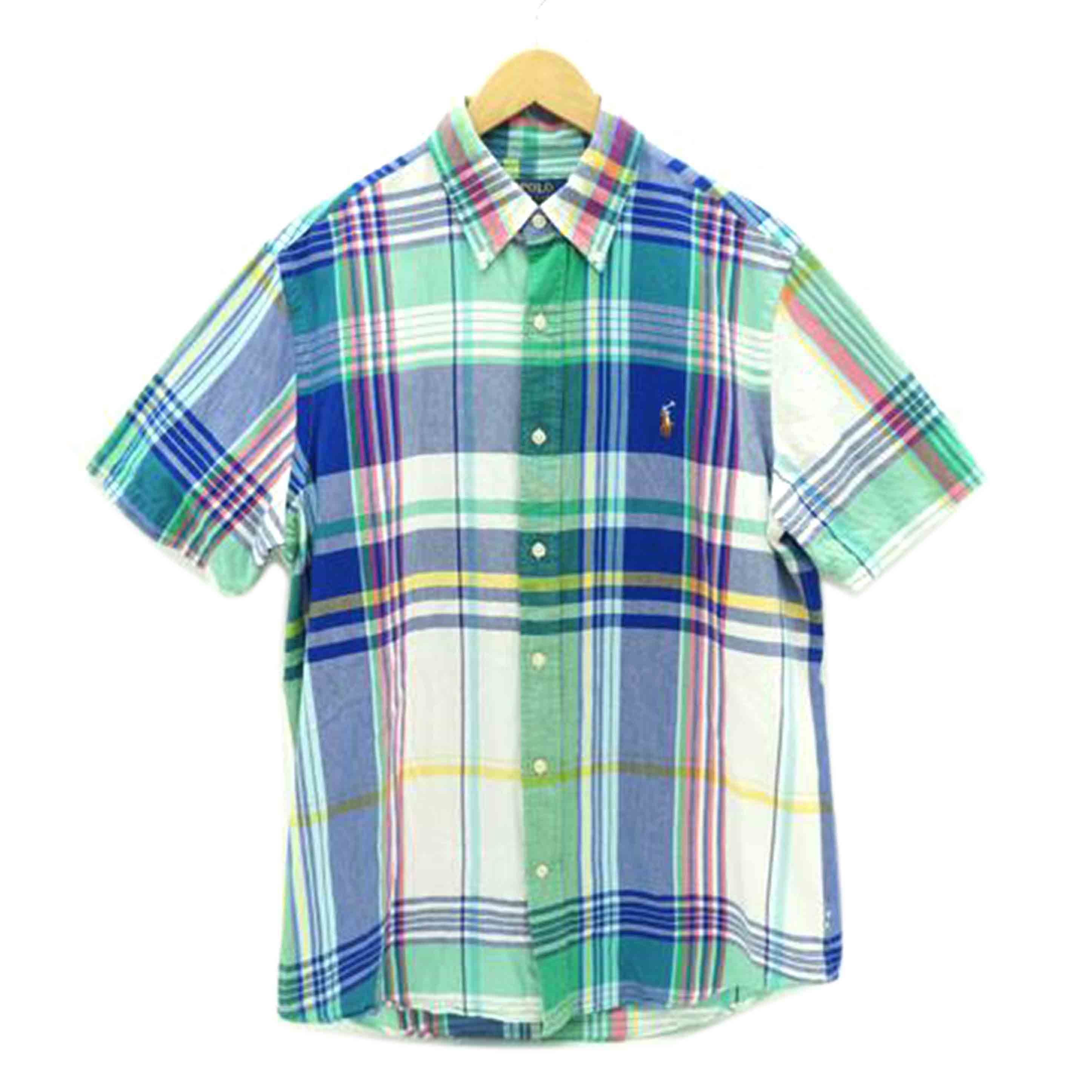 POLO RALPHLAUREN ポロ ラルフローレン/半袖ストライプボタンシャツ//Aランク/09