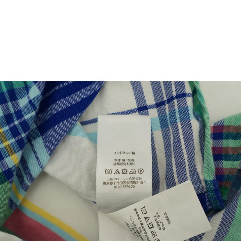 POLO RALPHLAUREN ポロ ラルフローレン/半袖ストライプボタンシャツ//Aランク/09
