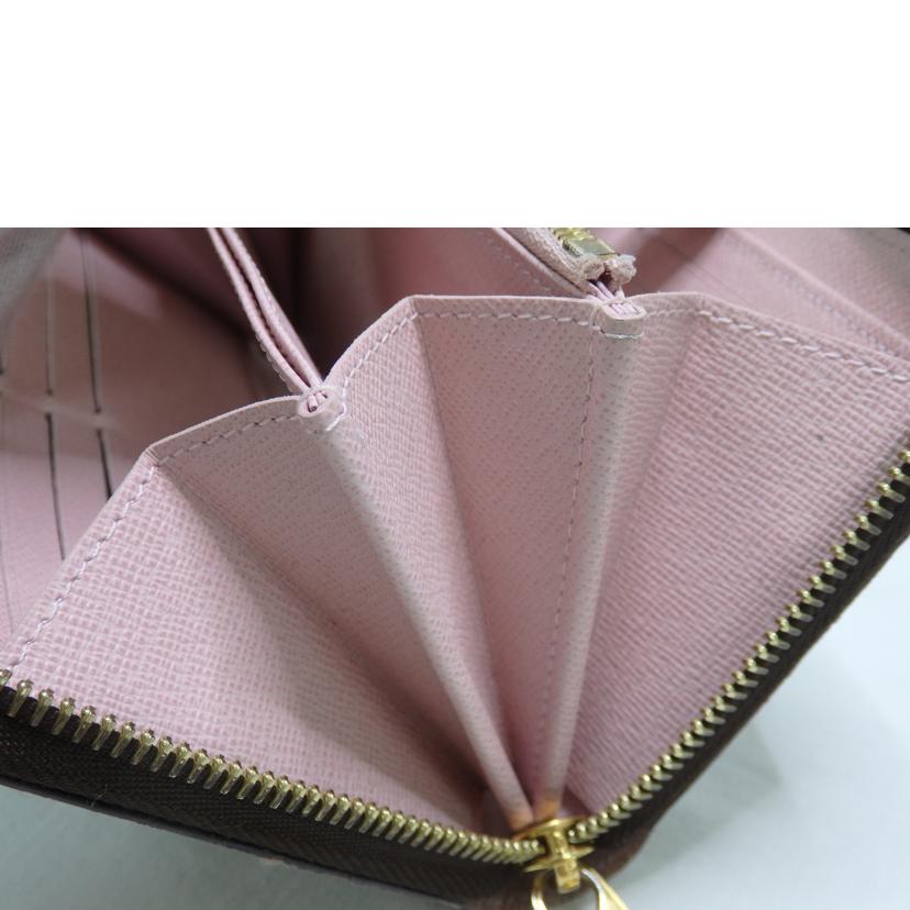 LV ルイヴィトン/ジッピー・ウォレット/モノグラム/ローズバレリーヌ/M41894//LM2***/ABランク/84