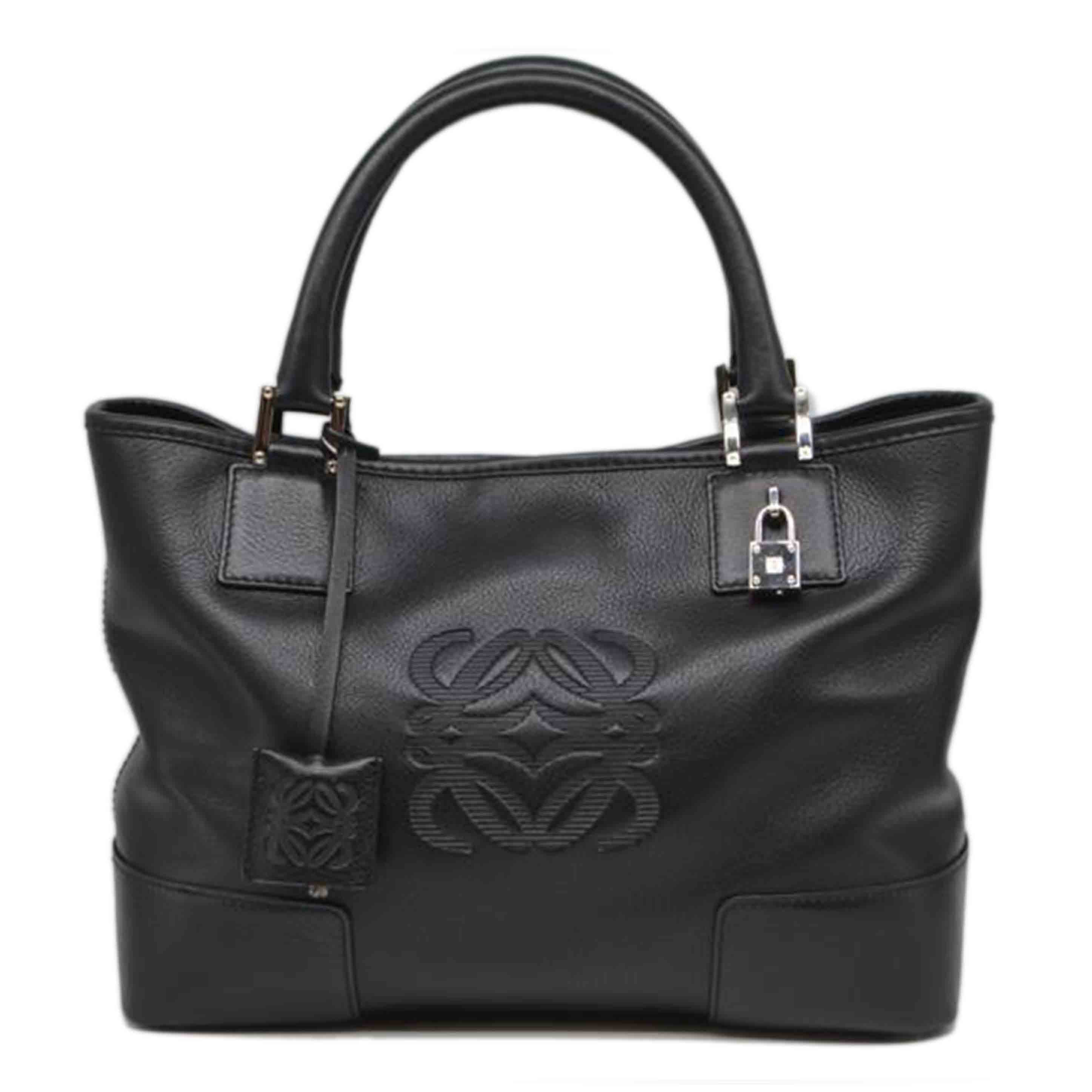 LOEWE ロエベ/アマソナアナグラフ・フスタレザーハンド/ノワール/311.62.028//ABランク/89