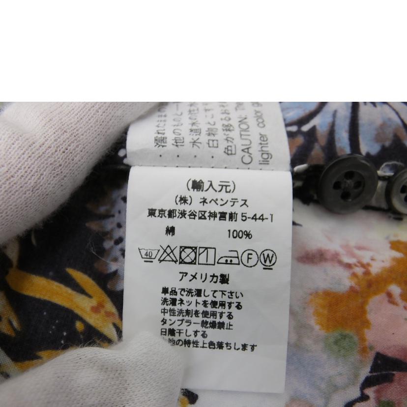 ENGINEERED GARMENTS エンジニアドガーメンツ/花柄半袖シャツ/紺//ABランク/88
