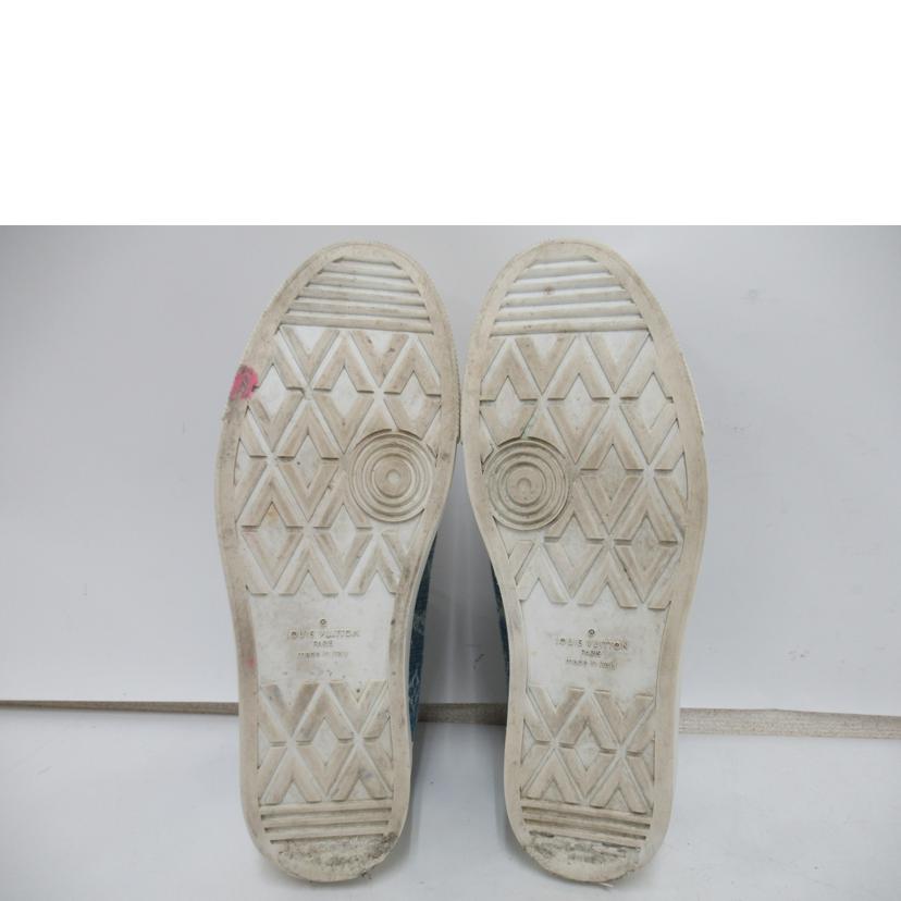 LV/LV/ハイカットスニーカー/モノグラム・デニム/FD0119//Bランク/63
