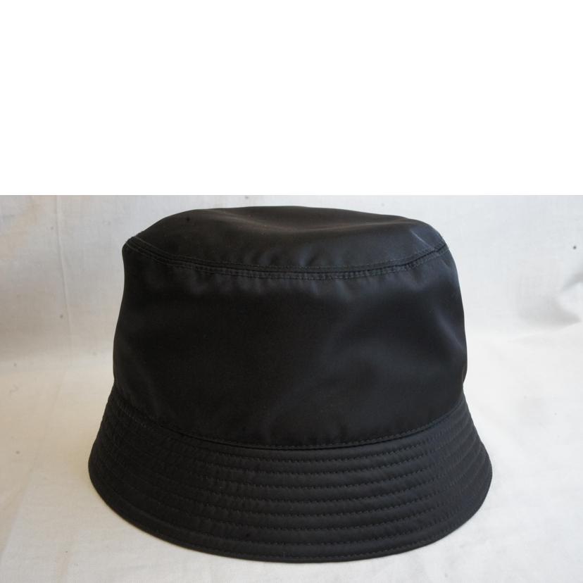 PRADA プラダ/RE-NYLON ナイロンバケットハットブラック//265/Aランク/92