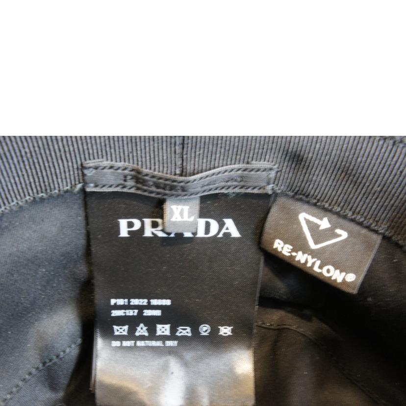 PRADA プラダ/RE-NYLON ナイロンバケットハットブラック//265/Aランク/92