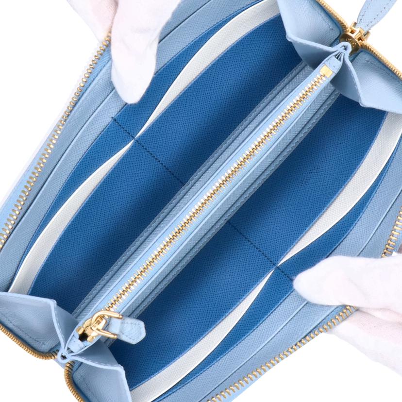 PRADA プラダ/サフィアーノジッパー財布/1ML506//107*/Aランク/05