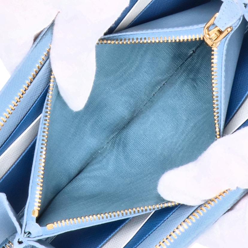 PRADA プラダ/サフィアーノジッパー財布/1ML506//107*/Aランク/05