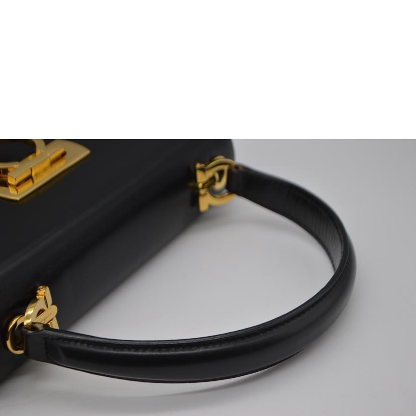 Ferragamo フェラガモ/ガンチーニ2wayレザーハンド/ノワール/AK 4192//ABランク/89