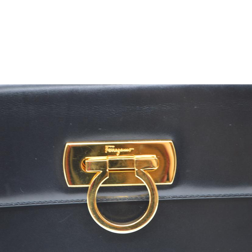 Ferragamo フェラガモ/ガンチーニ2wayレザーハンド/ノワール/AK 4192//ABランク/89