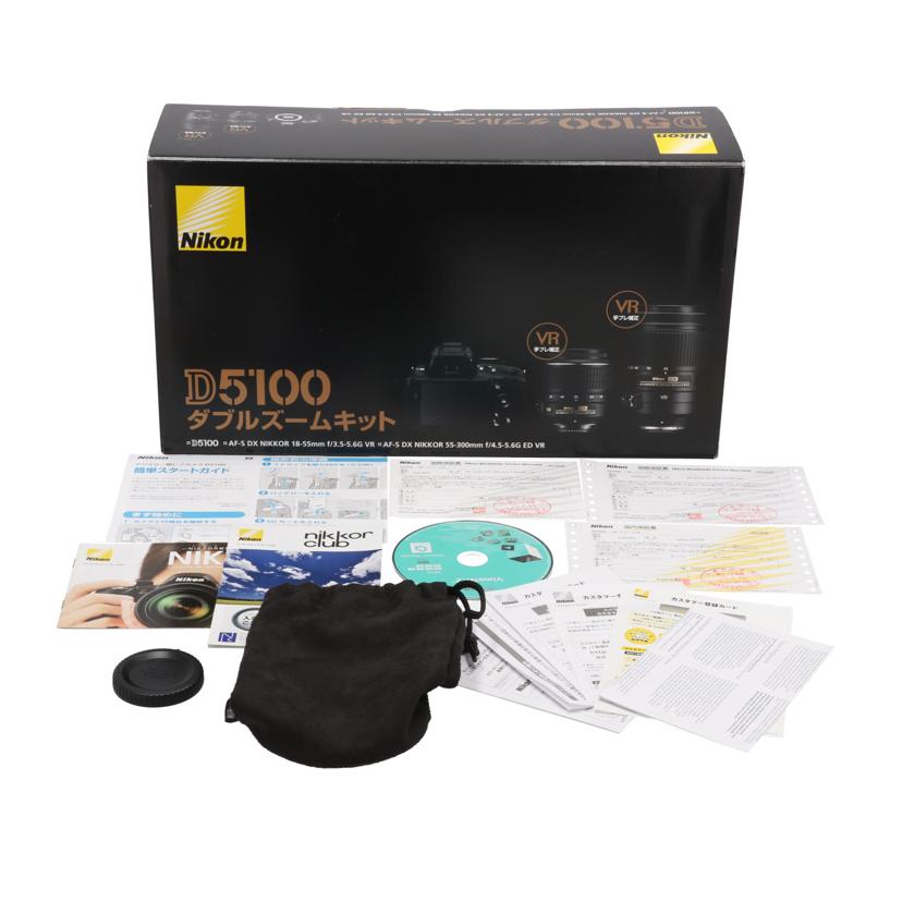 Nikon ニコン/デジタル一眼ダブルズームキット/D5100//2197951/Bランク/40