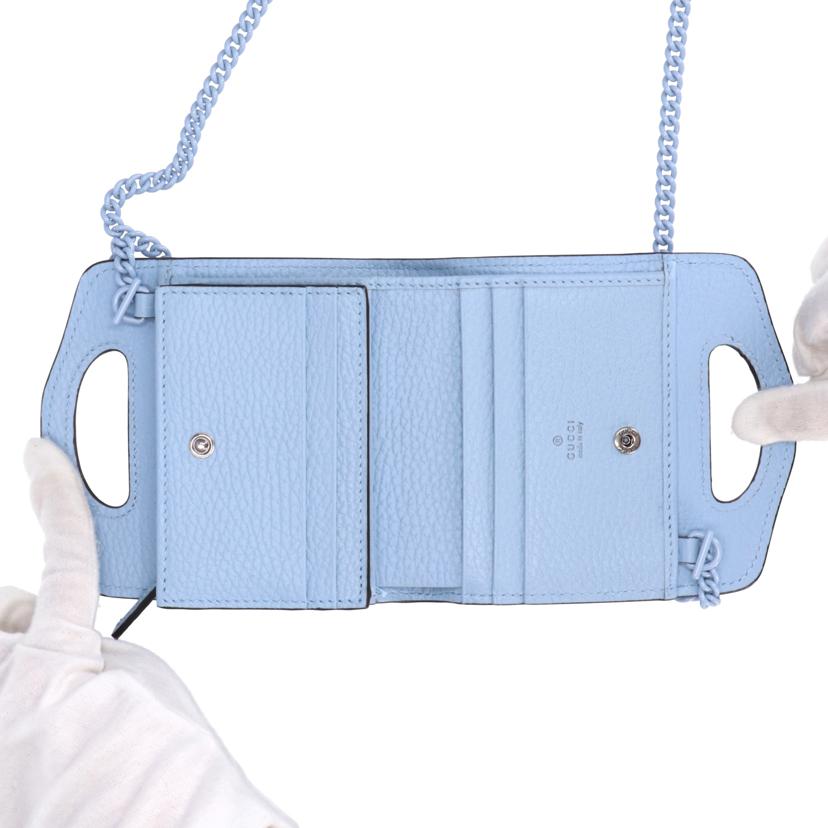 GUCCI グッチ/コンパクトウォレットダブルG/701074//214*/Aランク/05